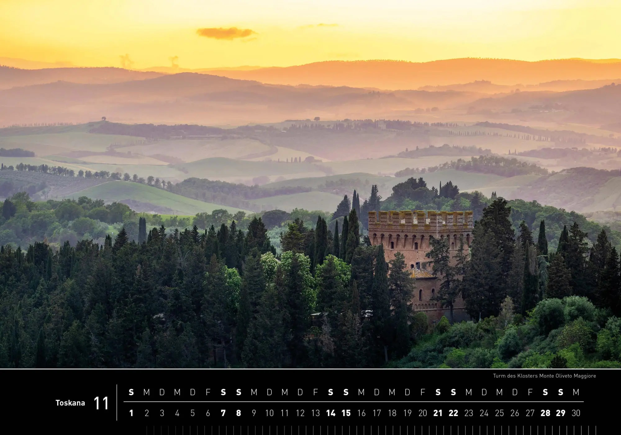 Bild: 9783968556345 | Toskana Premiumkalender 2026 | Robert Haasmann | Kalender | 14 S.