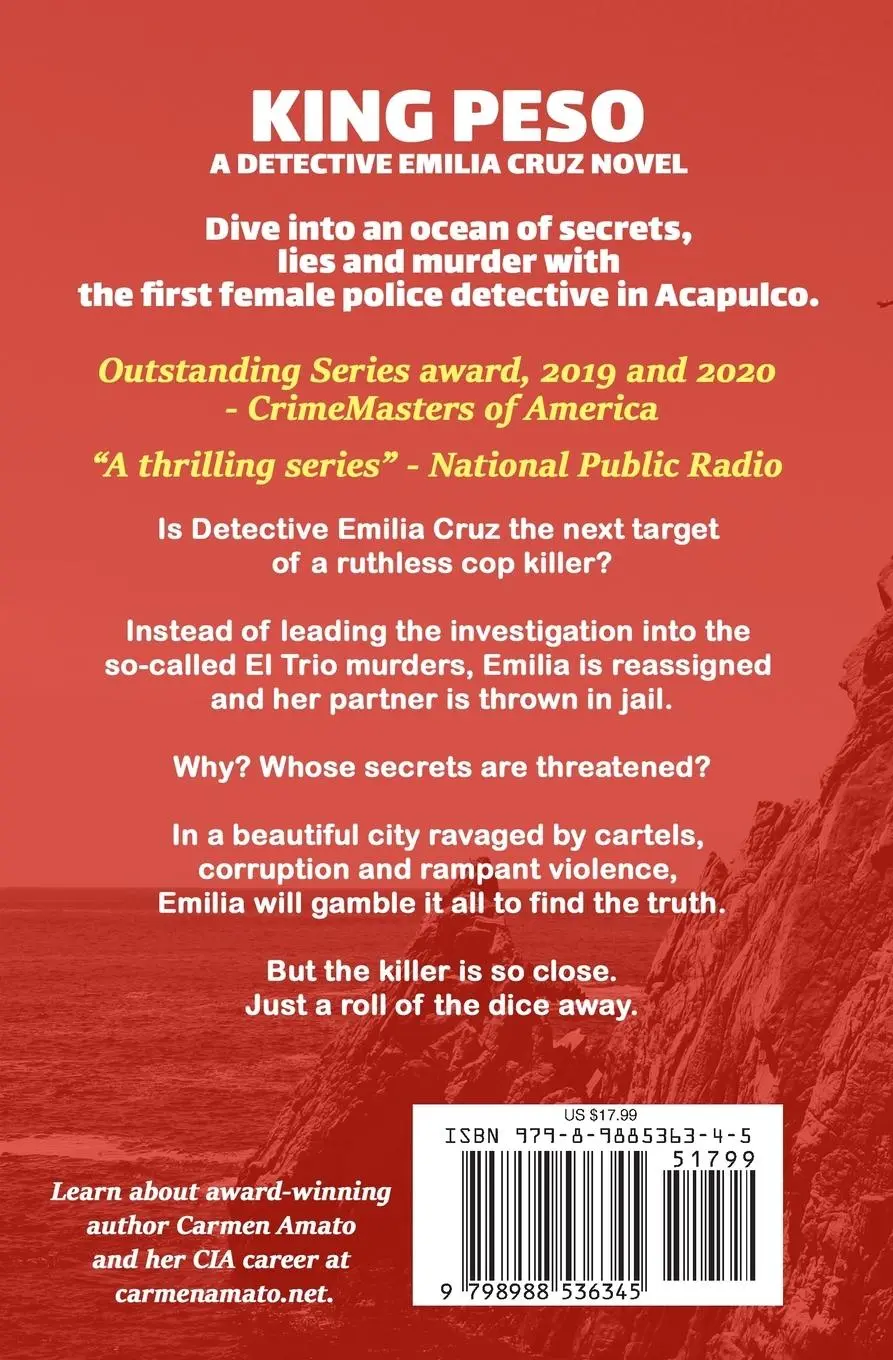 Rückseite: 9798988536345 | King Peso | A Detective Emilia Cruz Novel | Carmen Amato | Taschenbuch