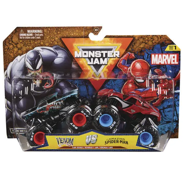 Bild: 681147026445 | MNJ Monster Jam 2-Pack 1:64 Marvel Fix2 | In Karton | 26445 | Deutsch