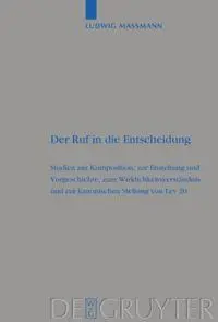 Cover: 9783110176445 | Der Ruf in die Entscheidung | Ludwig Massmann | Buch | X | Deutsch
