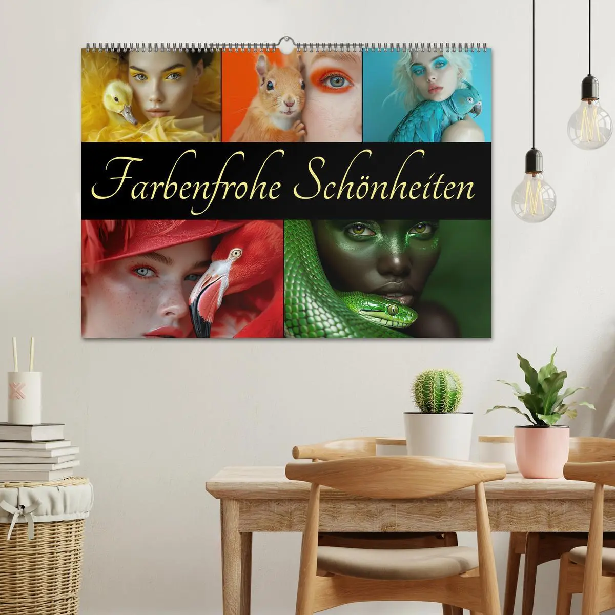 Bild: 9783457396445 | Farbenfrohe Schönheiten (Wandkalender 2026 DIN A2 quer), CALVENDO...