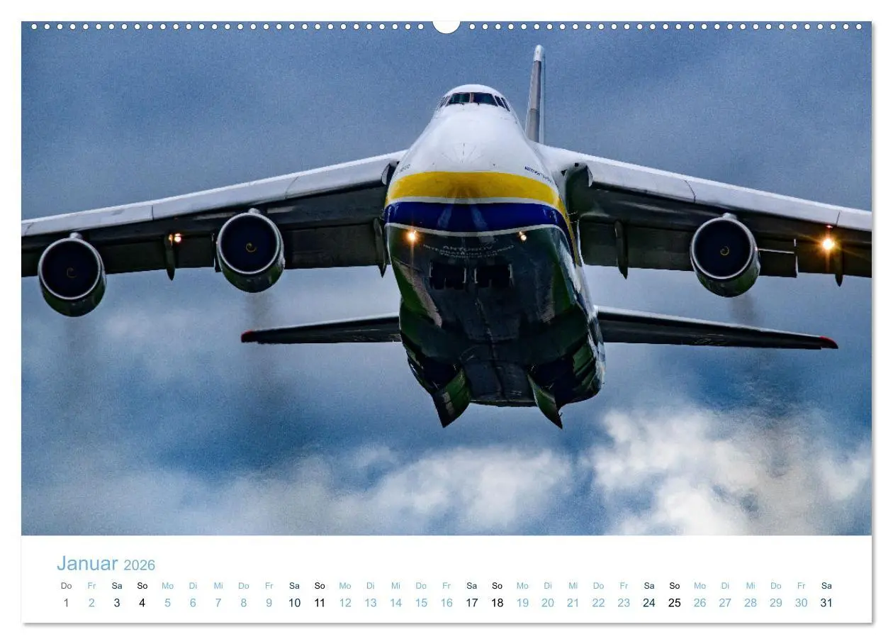 Bild: 9783457606445 | ANTONOV 124 (Wandkalender 2026 DIN A2 quer), CALVENDO Monatskalender