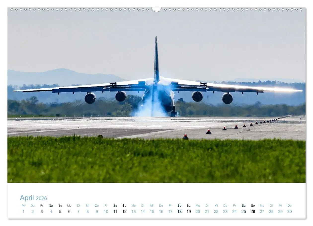 Bild: 9783457606445 | ANTONOV 124 (Wandkalender 2026 DIN A2 quer), CALVENDO Monatskalender