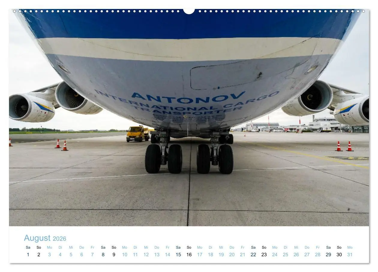 Bild: 9783457606445 | ANTONOV 124 (Wandkalender 2026 DIN A2 quer), CALVENDO Monatskalender