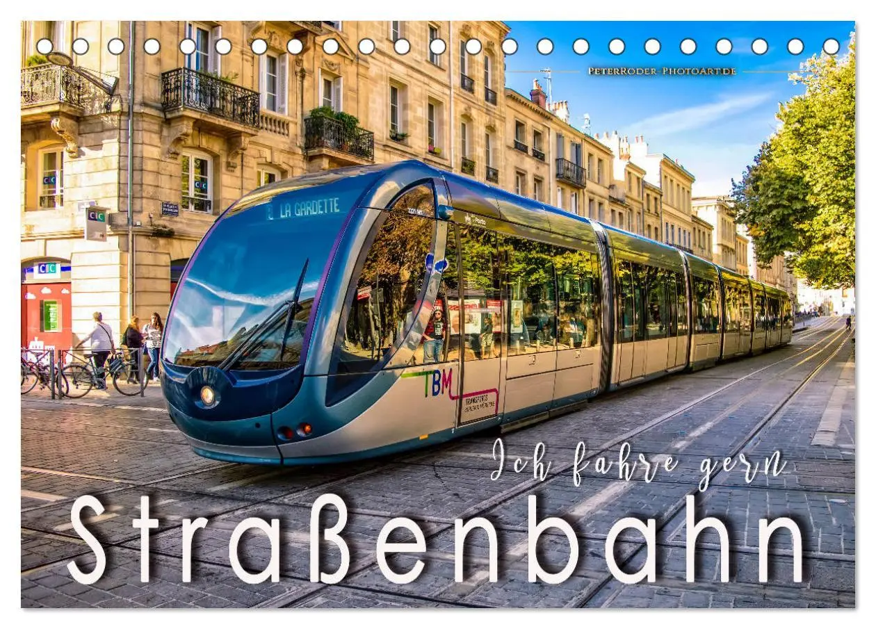 Cover: 9783457846445 | Ich fahre gern Straßenbahn (Tischkalender 2026 DIN A5 quer),...