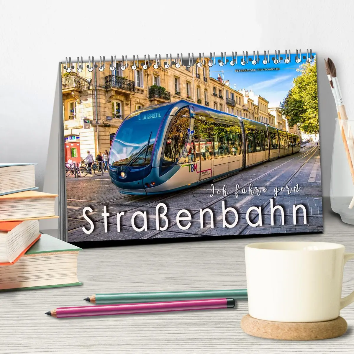 Bild: 9783457846445 | Ich fahre gern Straßenbahn (Tischkalender 2026 DIN A5 quer),...
