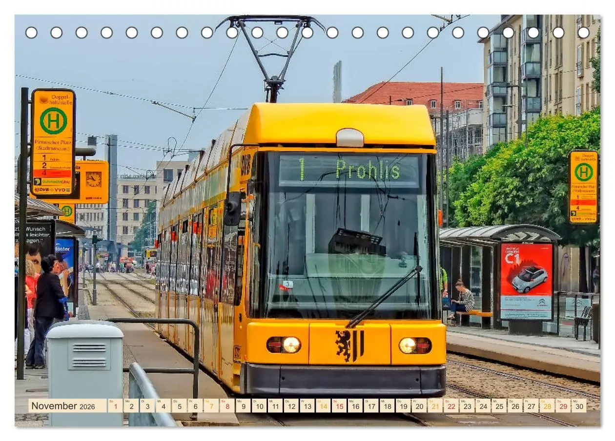 Bild: 9783457846445 | Ich fahre gern Straßenbahn (Tischkalender 2026 DIN A5 quer),...