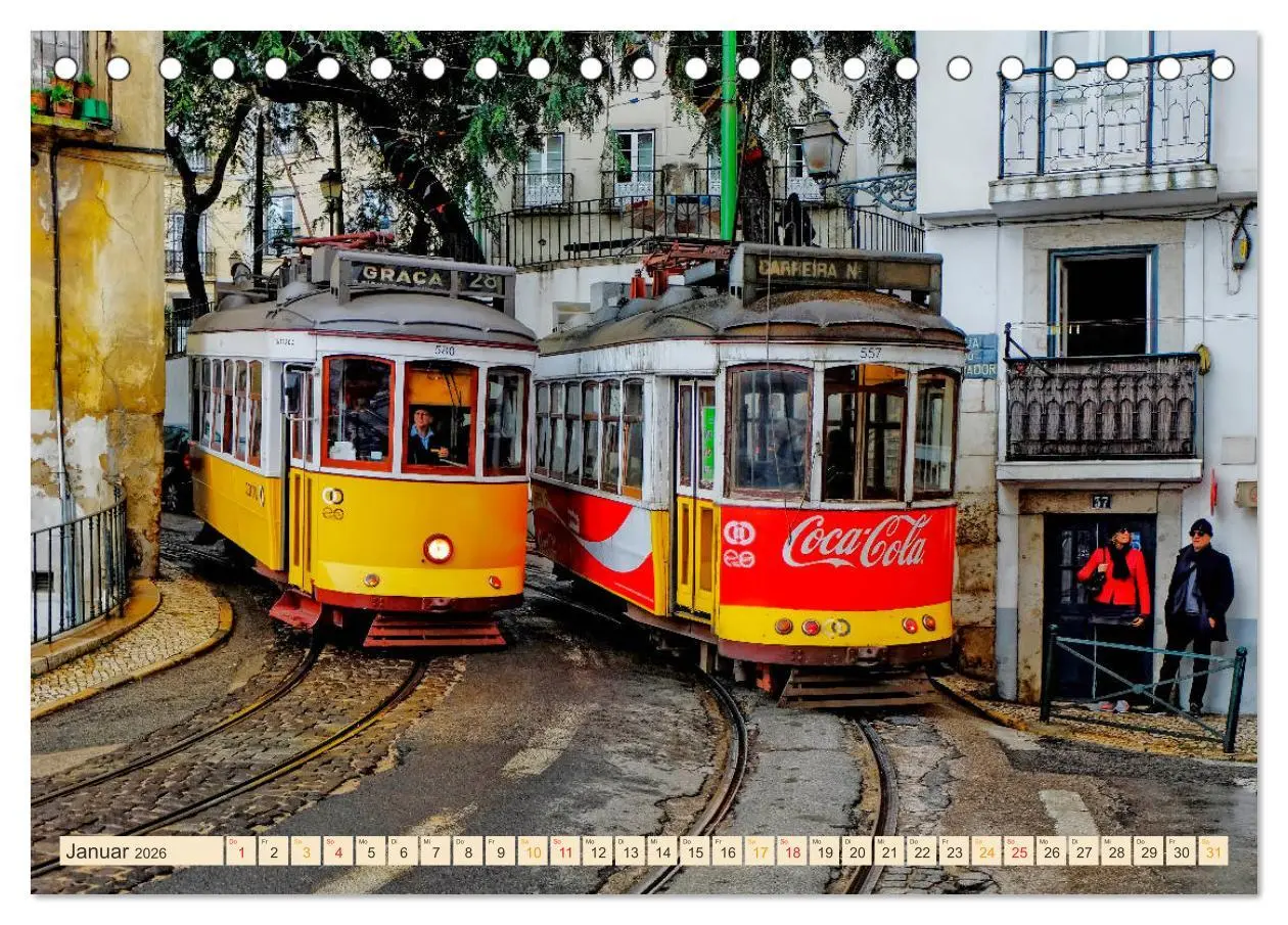 Bild: 9783457846445 | Ich fahre gern Straßenbahn (Tischkalender 2026 DIN A5 quer),...