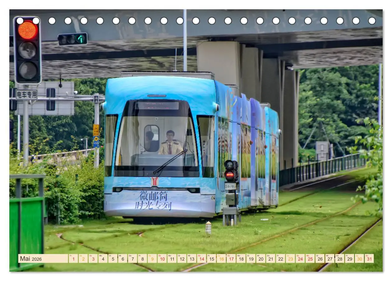Bild: 9783457846445 | Ich fahre gern Straßenbahn (Tischkalender 2026 DIN A5 quer),...