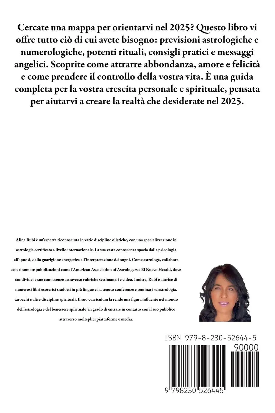 Rückseite: 9798230526445 | La Tua Bussola Astrale 2025 | Alina Rubi | Taschenbuch | Italienisch