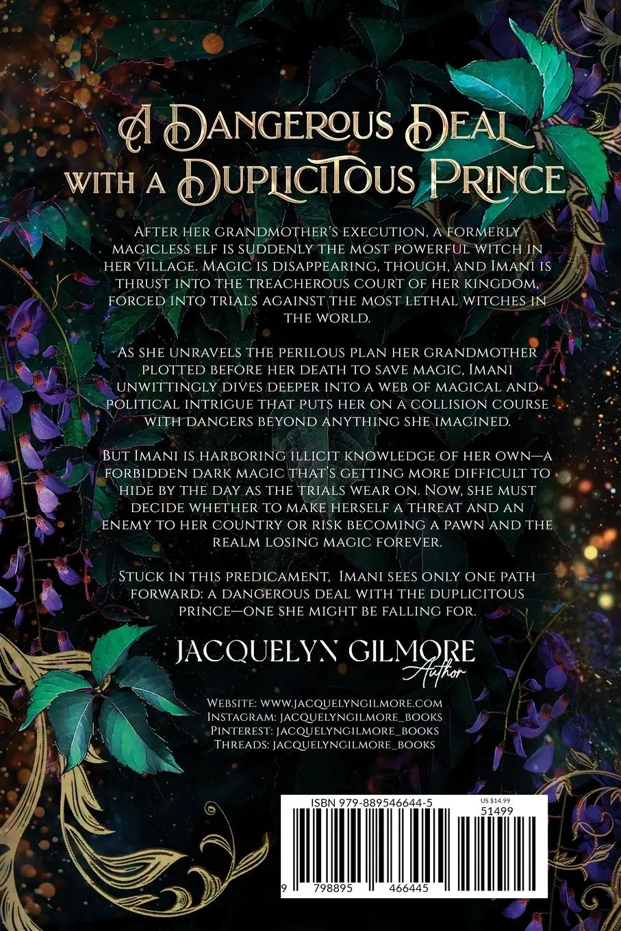 Rückseite: 9798895466445 | The Elf Witch | Jacquelyn Gilmore | Taschenbuch | Englisch | 2025