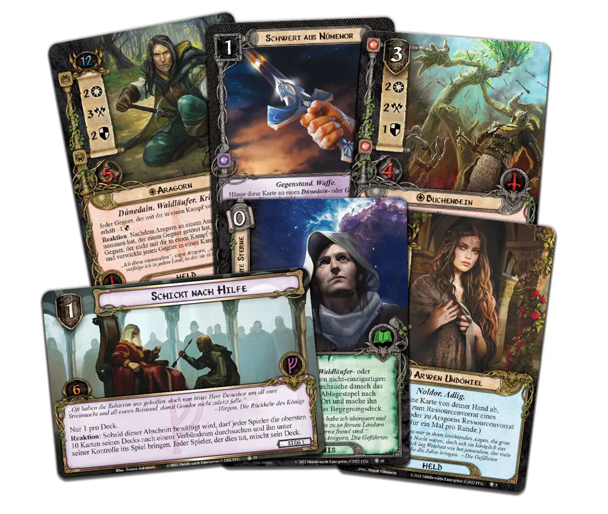 Bild: 841333116545 | Herr der Ringe Das Kartenspiel - Angmar erwacht (Ermittler) (Spiel)