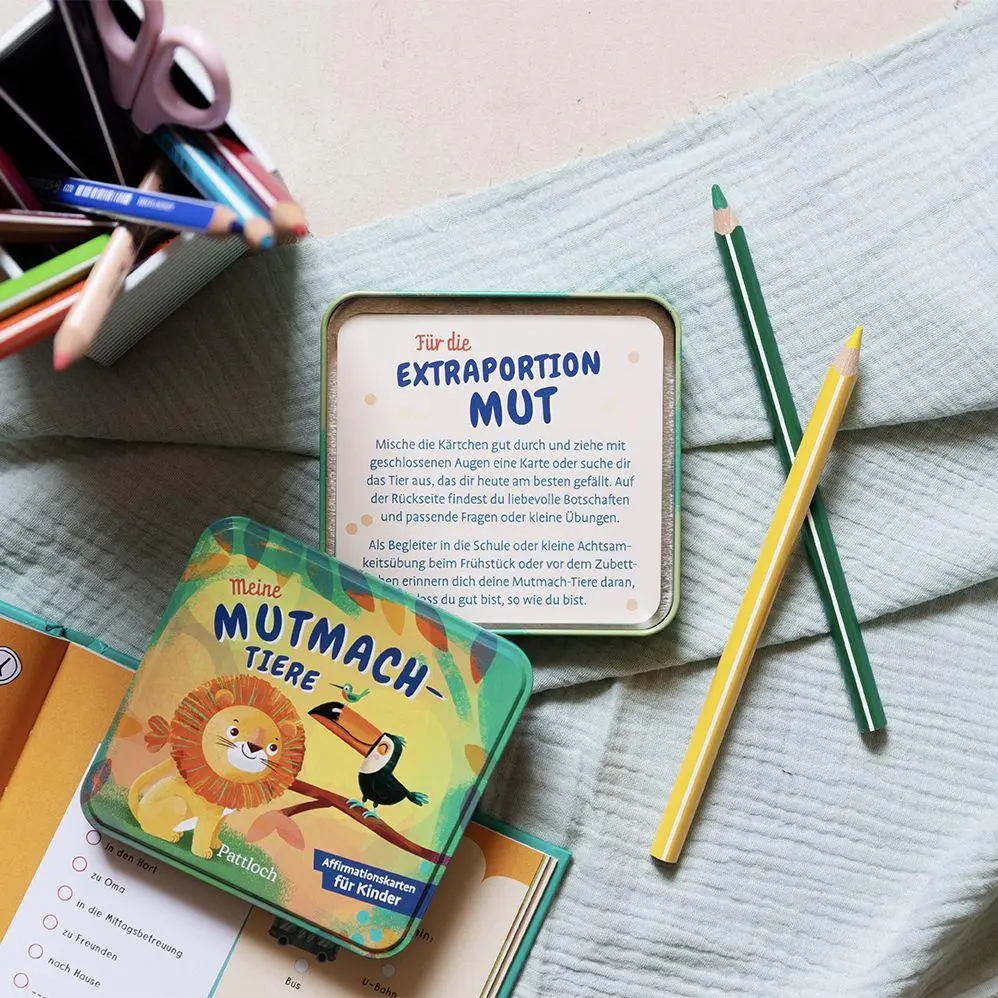 Bild: 4260308346545 | Meine Mutmach-Tiere | Pattloch Verlag | Box | Kartensets für Kinder