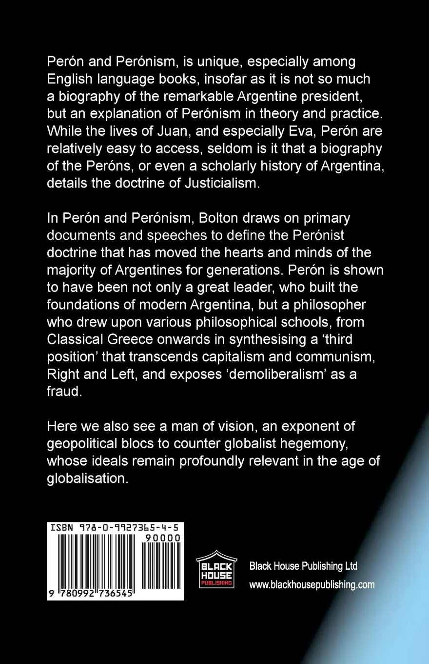 Rückseite: 9780992736545 | Peron and Peronism | Kerry Bolton | Taschenbuch | Englisch | 2014