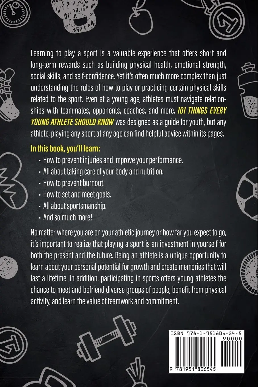 Rückseite: 9781951806545 | 101 Things Every Young Athlete Should Know | Taylor Marr | Taschenbuch
