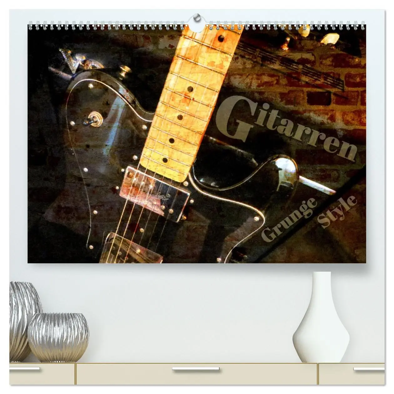 Cover: 9783457766545 | Gitarren - Grunge Style (hochwertiger Premium Wandkalender 2026 DIN...