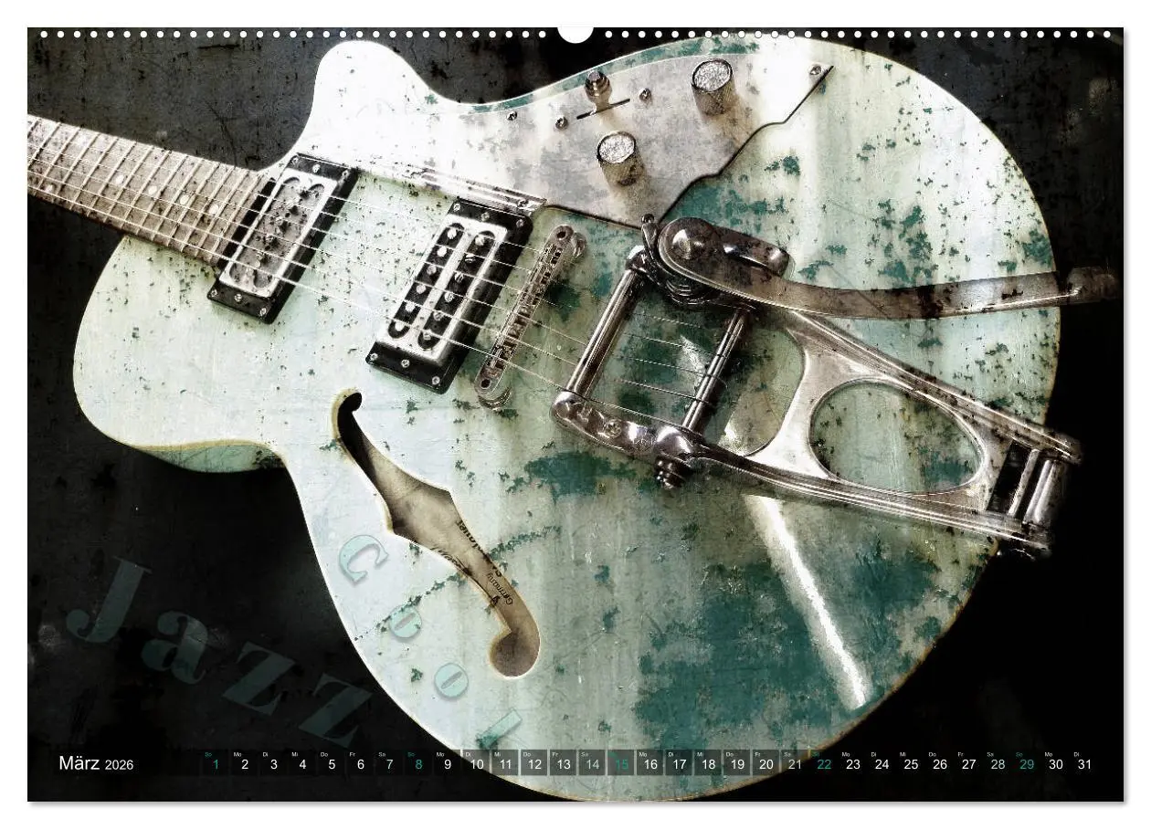 Bild: 9783457766545 | Gitarren - Grunge Style (hochwertiger Premium Wandkalender 2026 DIN...