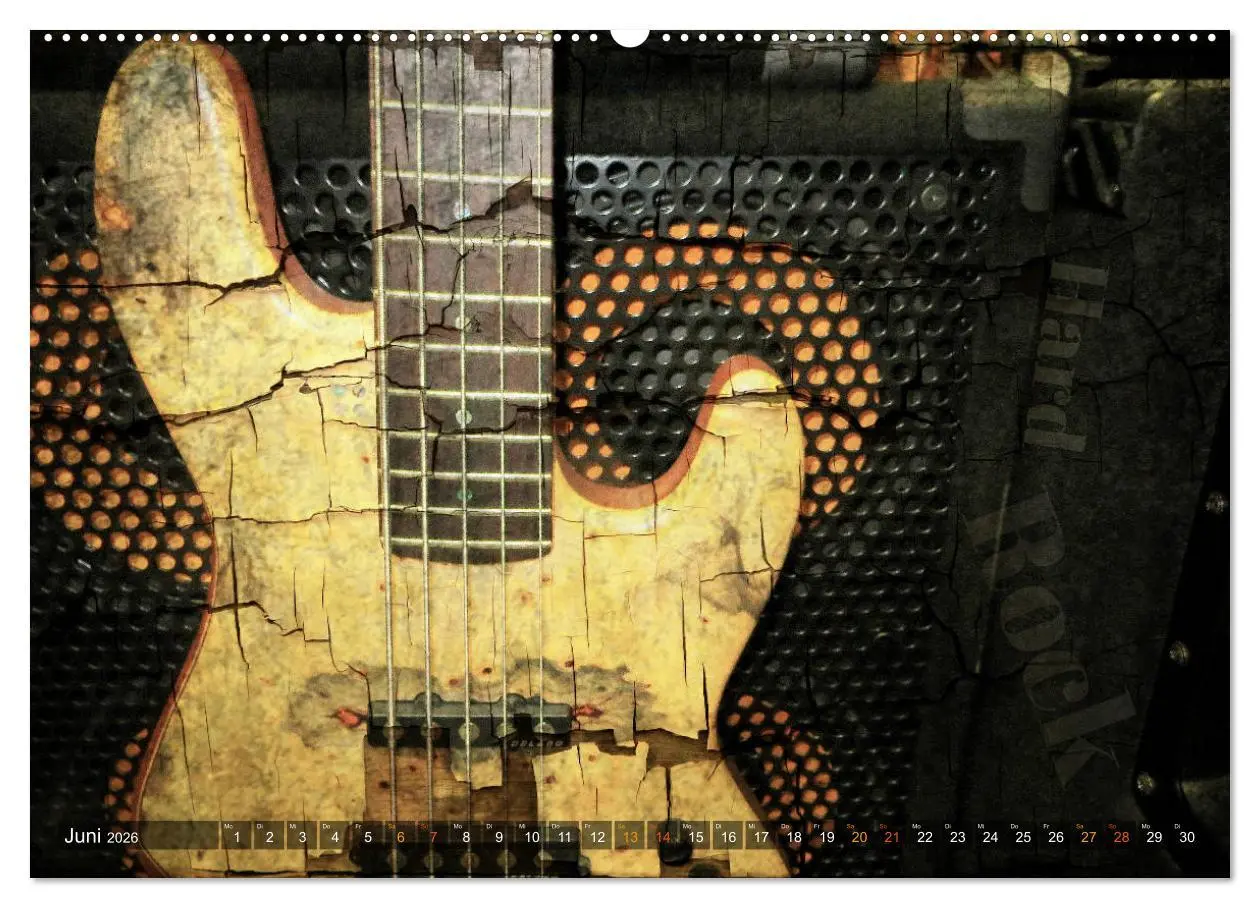Bild: 9783457766545 | Gitarren - Grunge Style (hochwertiger Premium Wandkalender 2026 DIN...