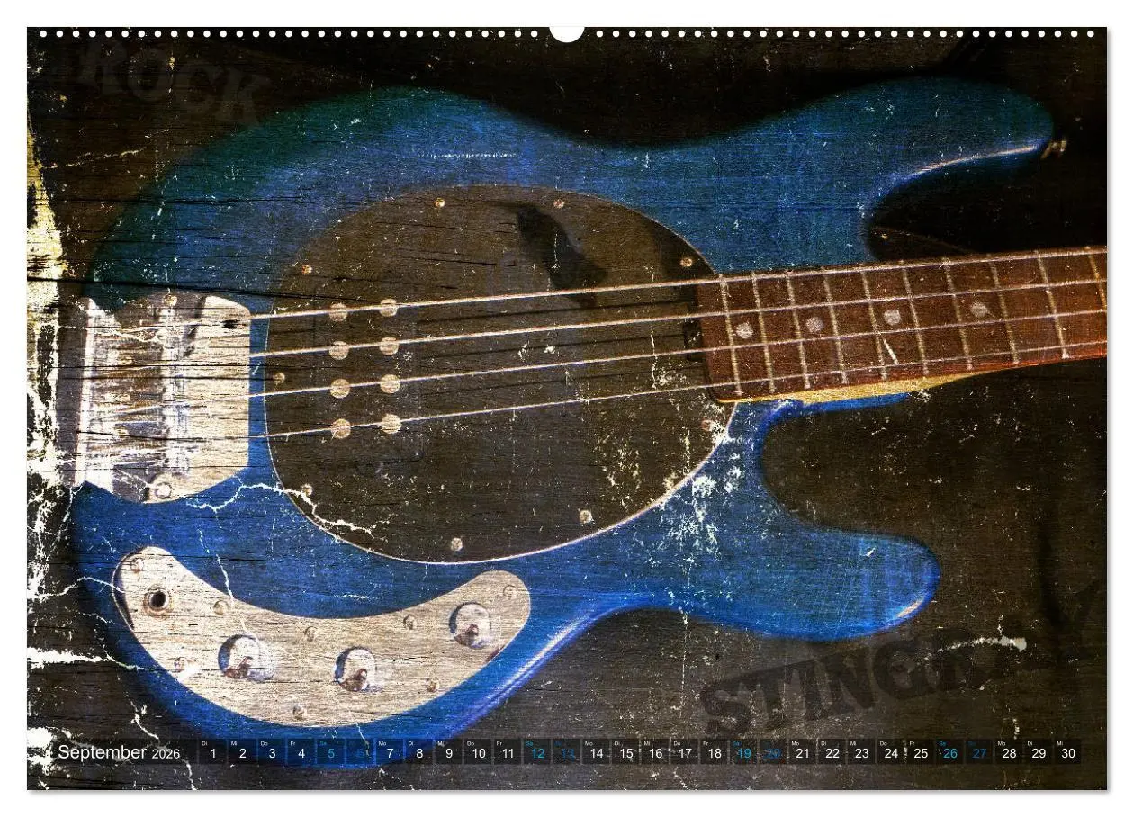 Bild: 9783457766545 | Gitarren - Grunge Style (hochwertiger Premium Wandkalender 2026 DIN...