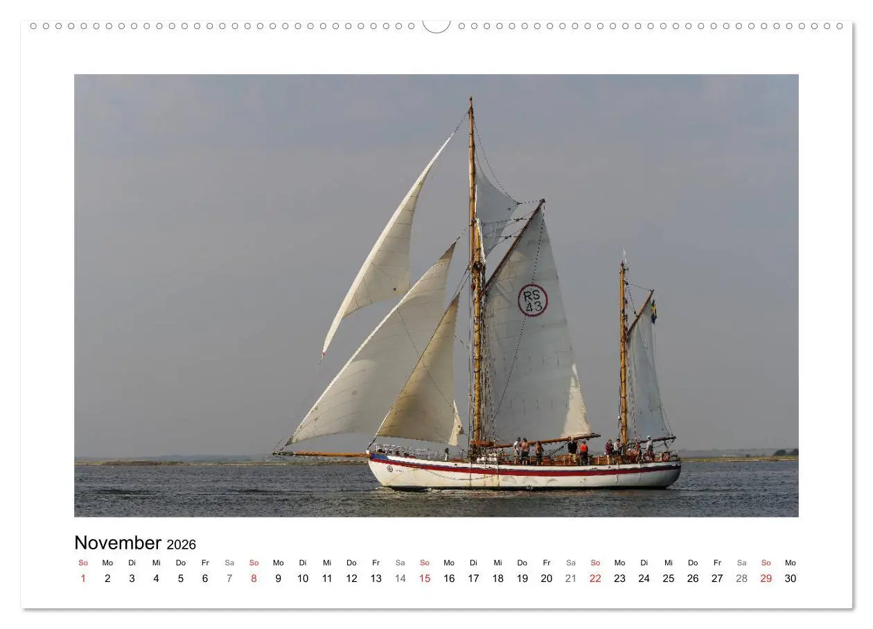 Bild: 9783457836545 | Segelschiffe auf dem Limfjord (Wandkalender 2026 DIN A2 quer),...