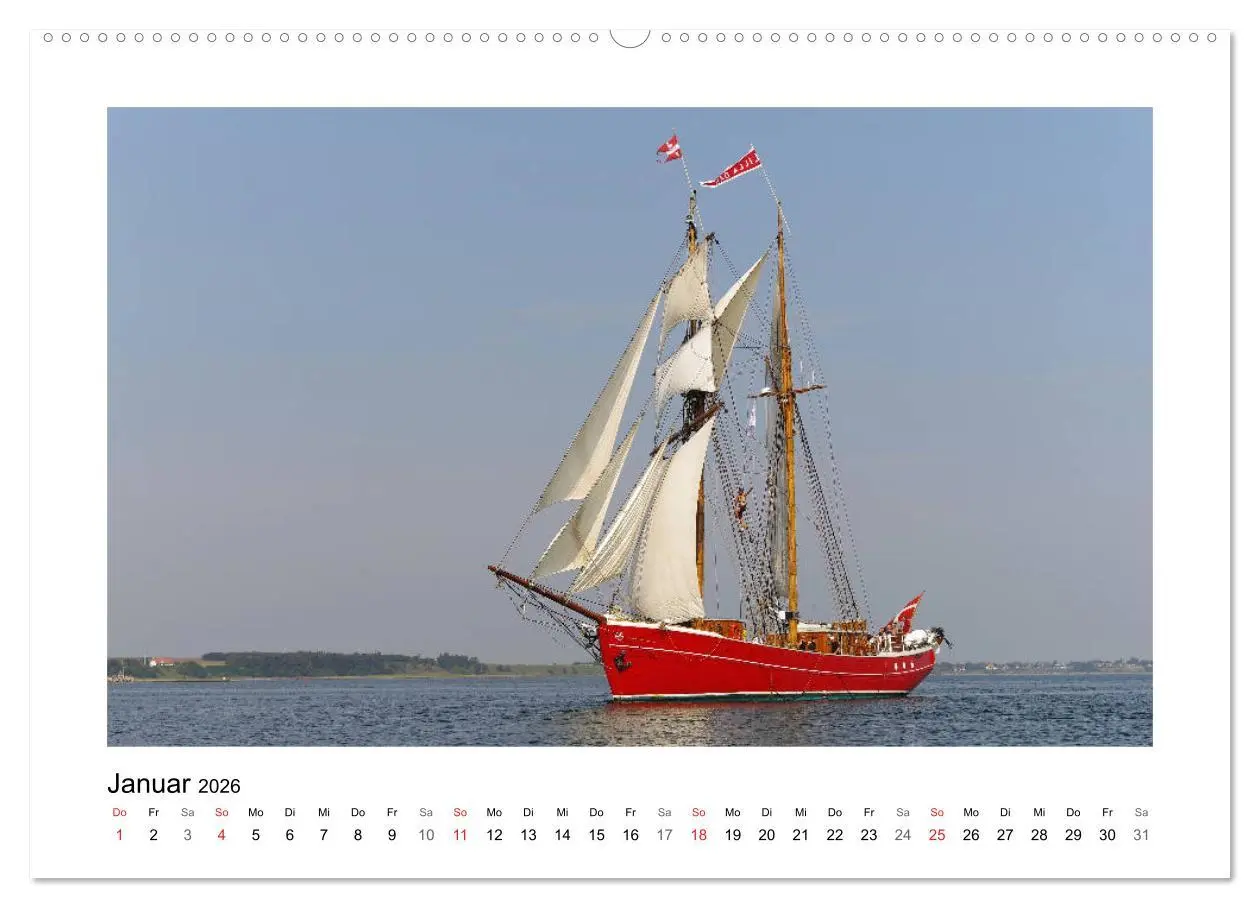 Bild: 9783457836545 | Segelschiffe auf dem Limfjord (Wandkalender 2026 DIN A2 quer),...