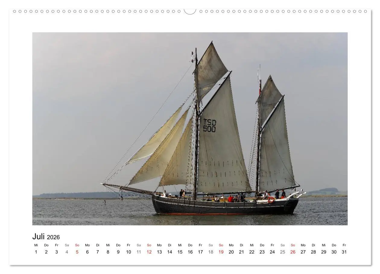 Bild: 9783457836545 | Segelschiffe auf dem Limfjord (Wandkalender 2026 DIN A2 quer),...