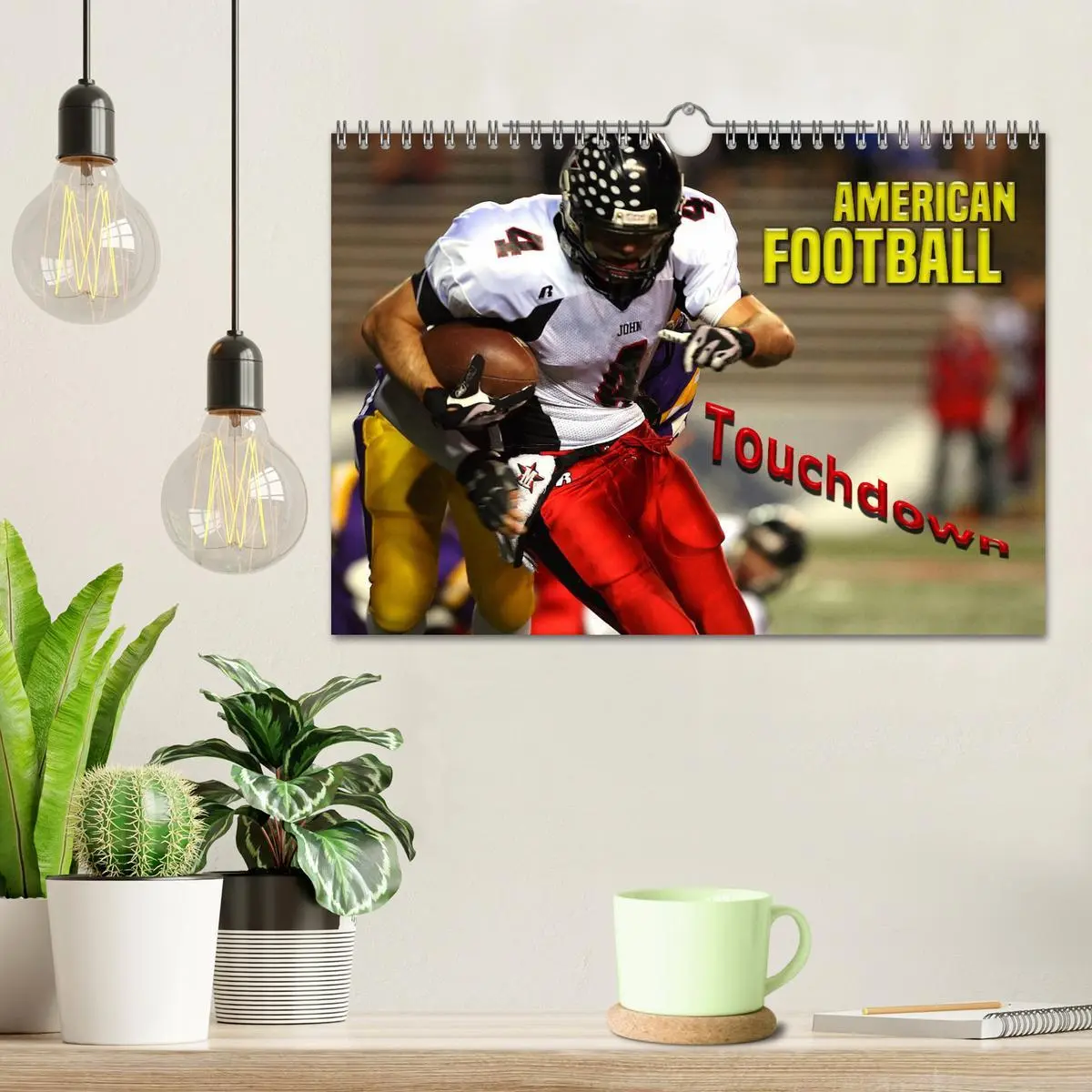 Bild: 9783457906545 | American Football - Touchdown (Wandkalender 2026 DIN A4 quer),...