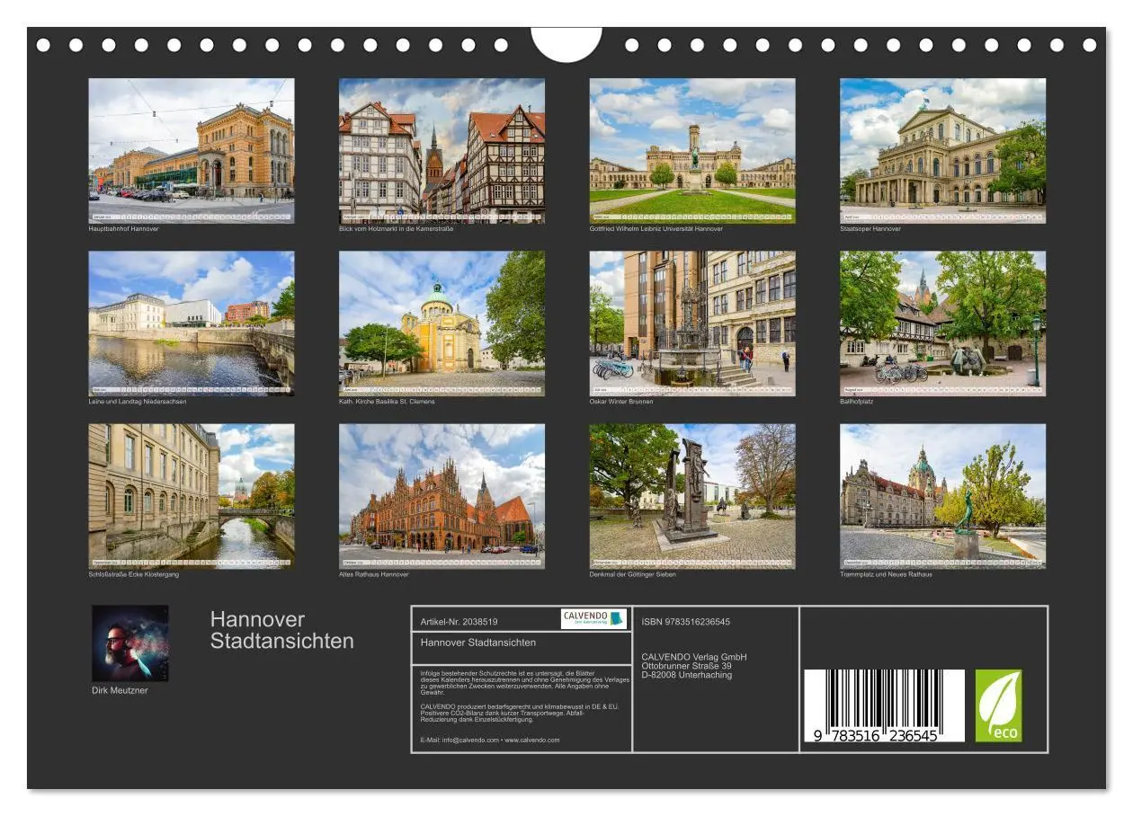 Bild: 9783516236545 | Hannover Stadtansichten (Wandkalender 2026 DIN A4 quer), CALVENDO...
