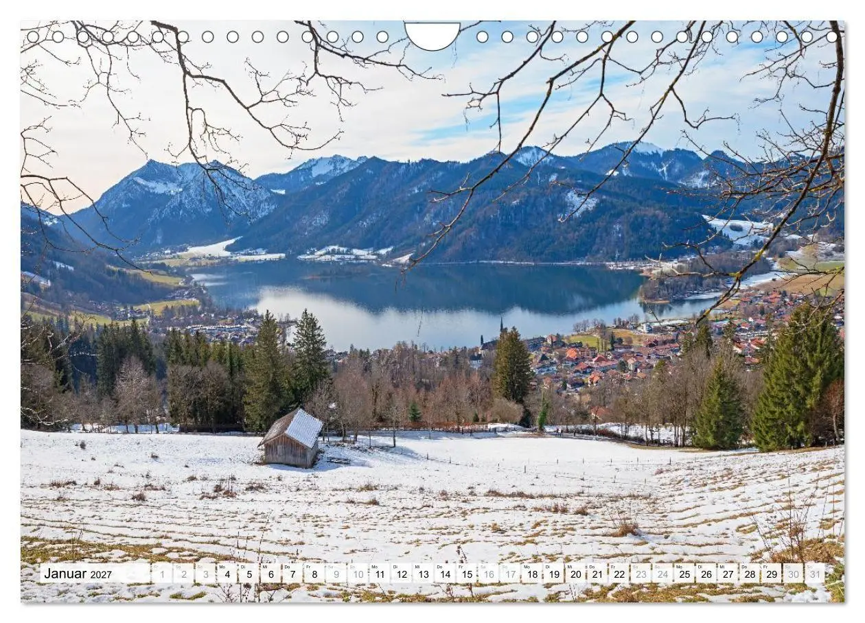 Bild: 9783516786545 | Schliersee-Idylle (Wandkalender 2027 DIN A4 quer), CALVENDO...