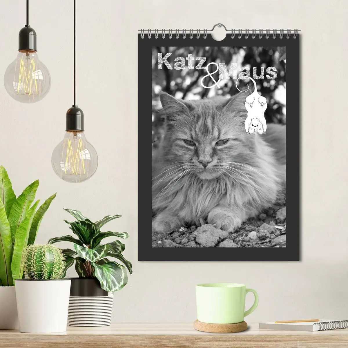 Bild: 9783594146545 | Katz &amp; Maus (Wandkalender 2027 DIN A4 hoch), CALVENDO Monatskalender
