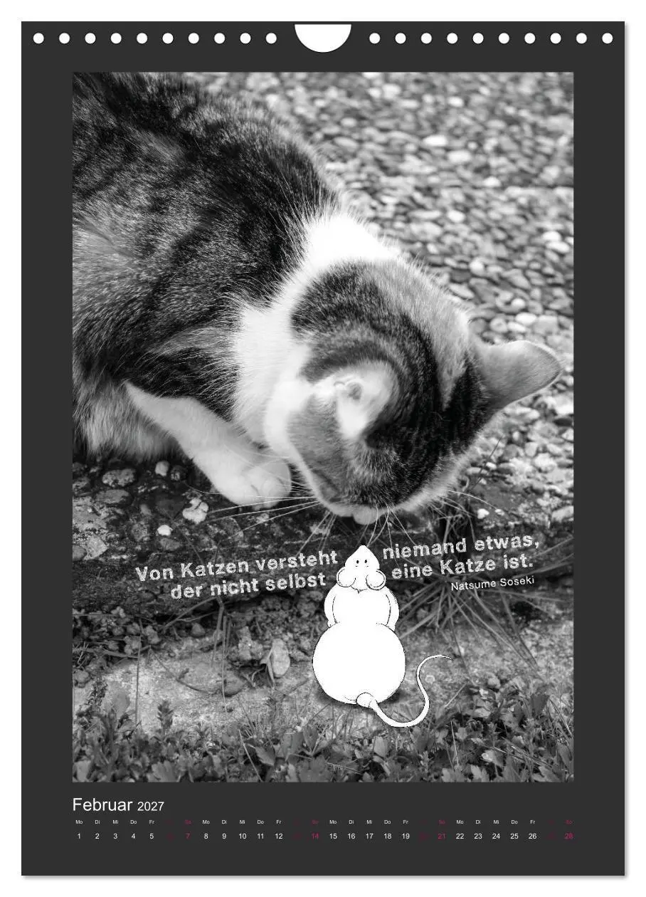 Bild: 9783594146545 | Katz &amp; Maus (Wandkalender 2027 DIN A4 hoch), CALVENDO Monatskalender