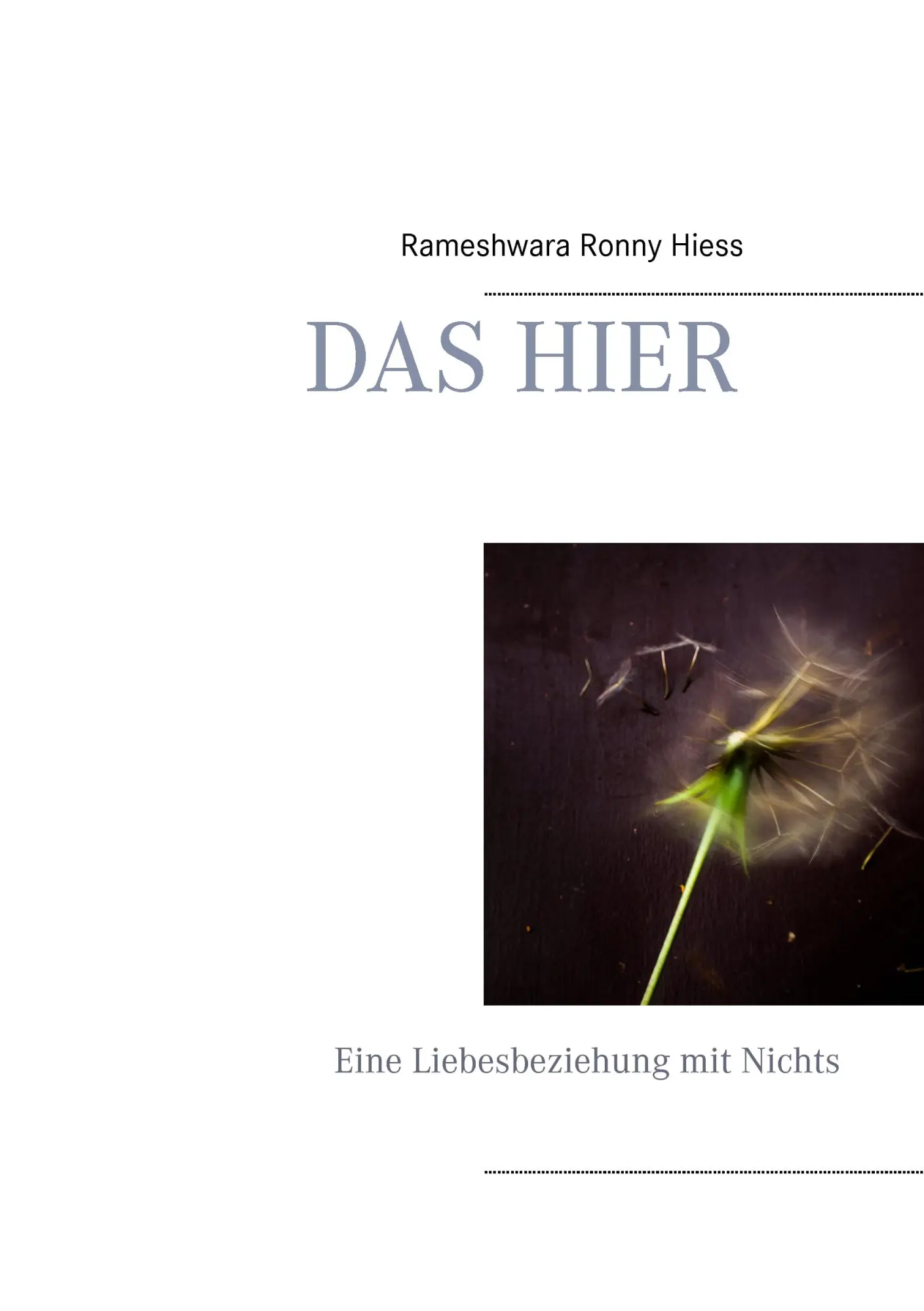 Cover: 9783732296545 | Das Hier | Eine Liebesbeziehung mit Nichts | Rameshwara Ronny Hiess