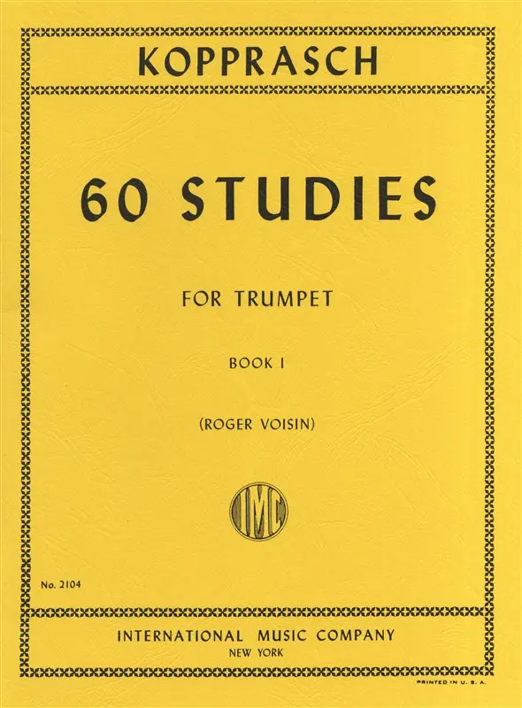 Cover: 9790220416545 | 60 Studies Book 1 | C. Kopprasch | Buch | International Music Company