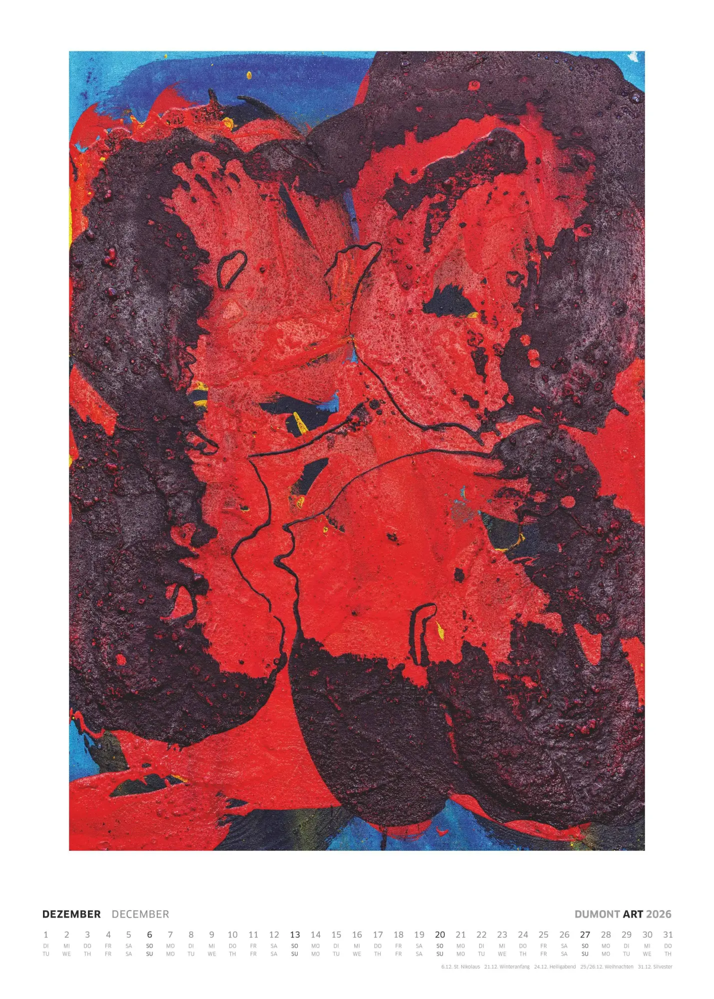 Bild: 4069095006645 | Art Kalender 2026 - Malerei heute - DUMONT Kunst-Kalender -...