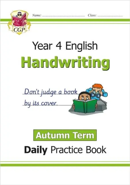 Cover: 9781789086645 | KS2 Handwriting Year 4 Daily Practice Book: Autumn Term | Cgp Books