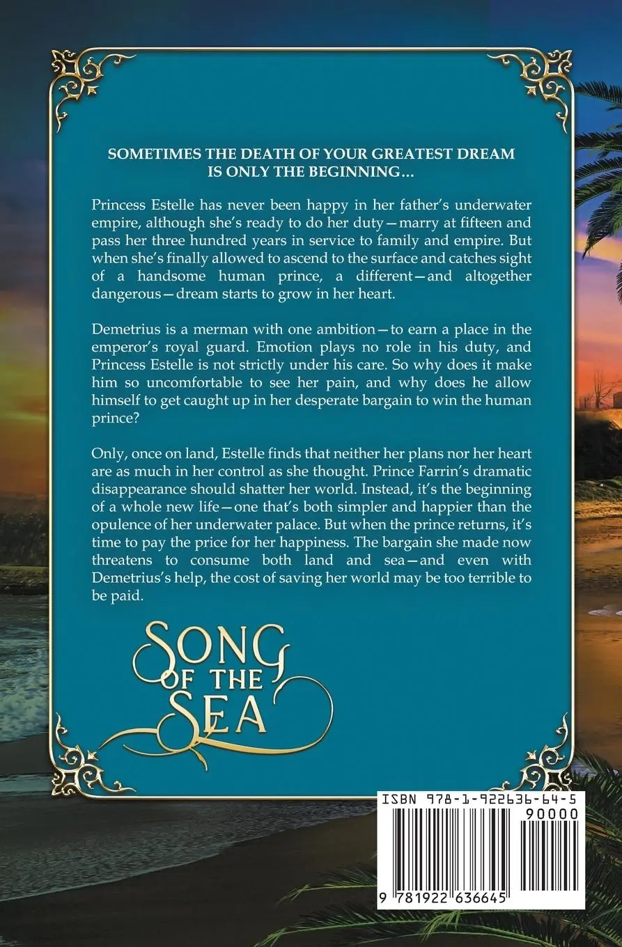 Rückseite: 9781922636645 | Song of the Sea | A Little Mermaid Retelling | Deborah Grace White