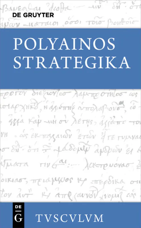 Cover: 9783110536645 | Strategika | Griechisch - deutsch | Polyainos | Buch | 720 S. | 2017