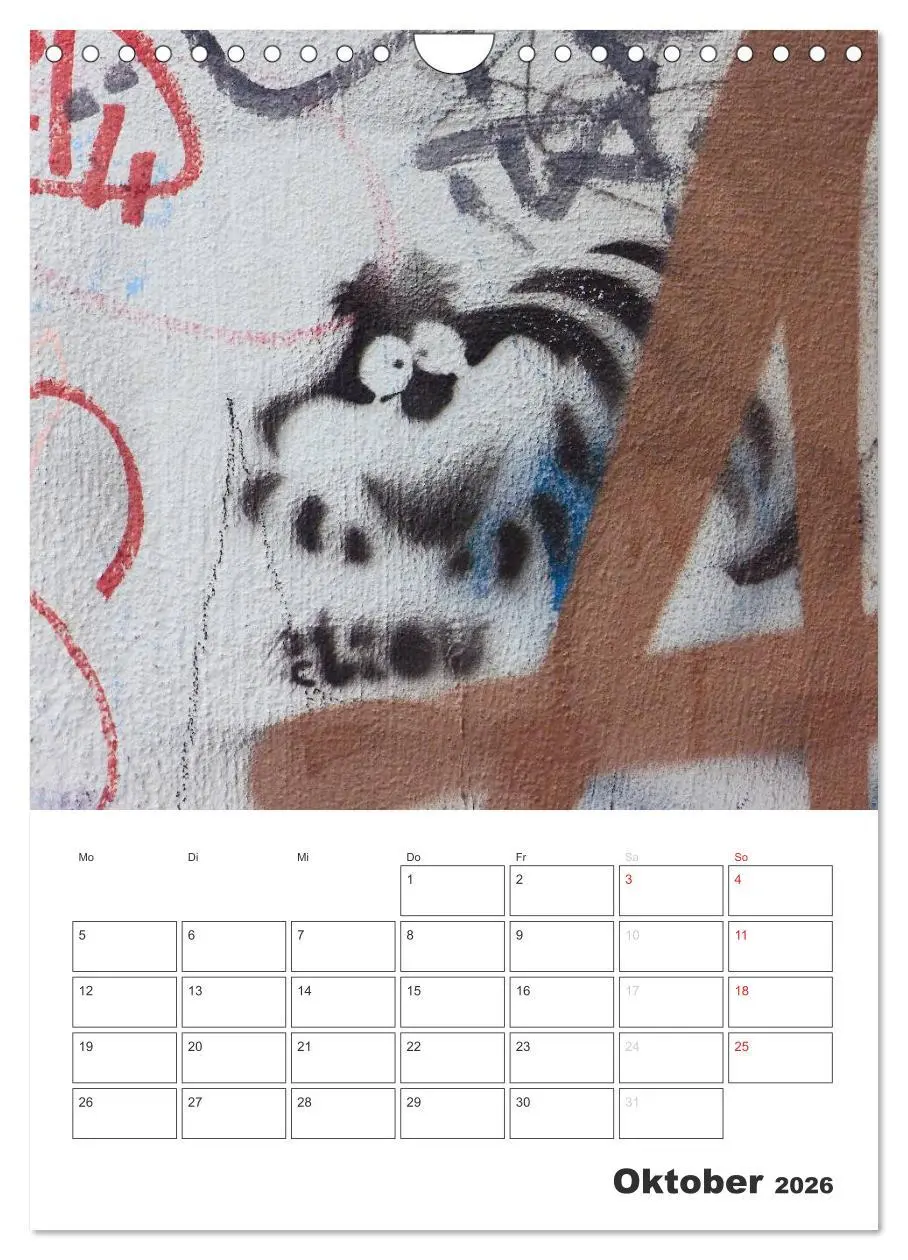 Bild: 9783516466645 | STENCIL ART 2026 - Schablonen Graffiti an Häuserfassaden / Planer...