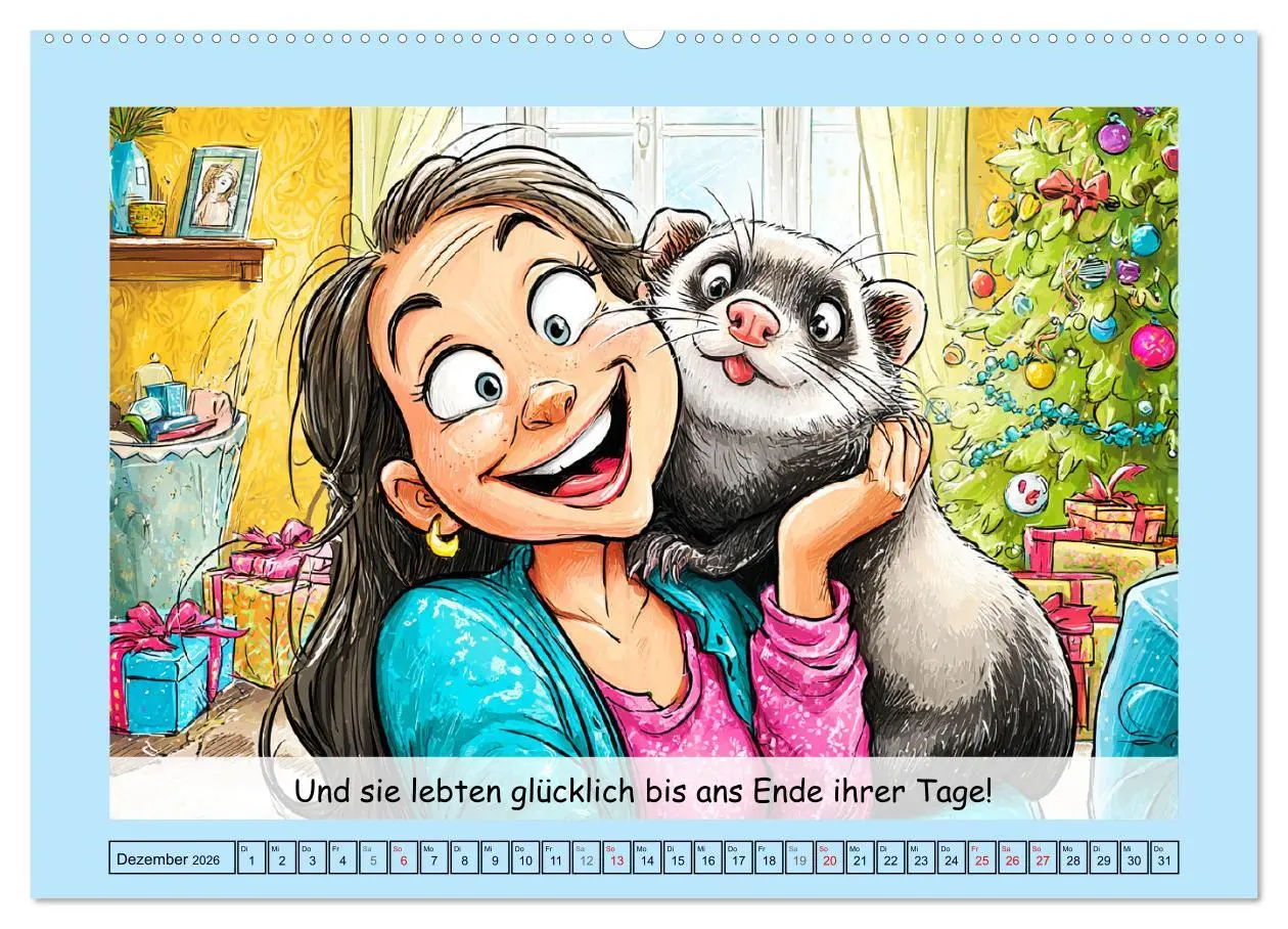 Bild: 9783516606645 | Frettchen. Lustige Cartoons und witzige Sprüche (hochwertiger...