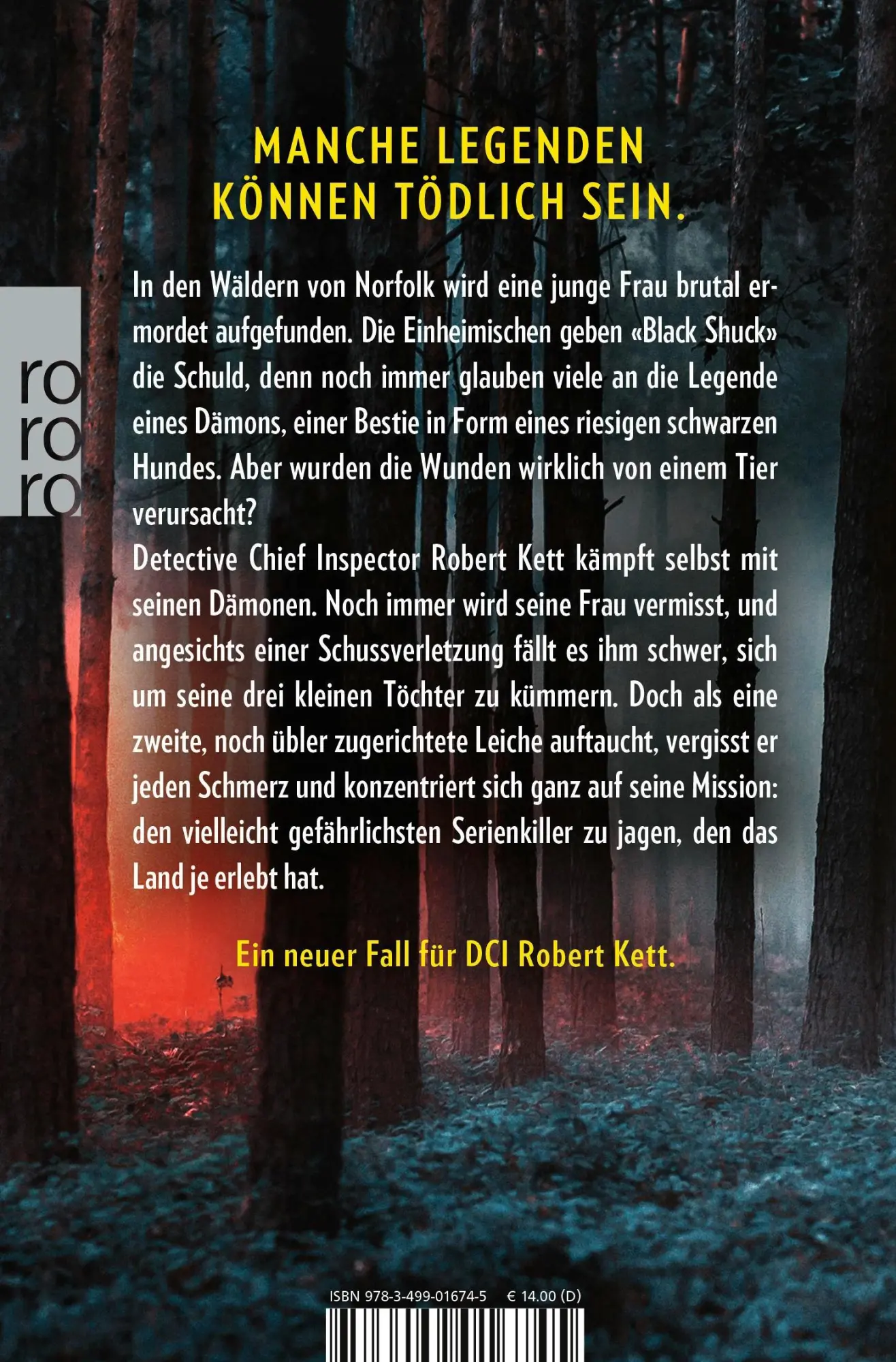 Rückseite: 9783499016745 | Die Schatten, die dich jagen | Alex Smith | Taschenbuch | 304 S.