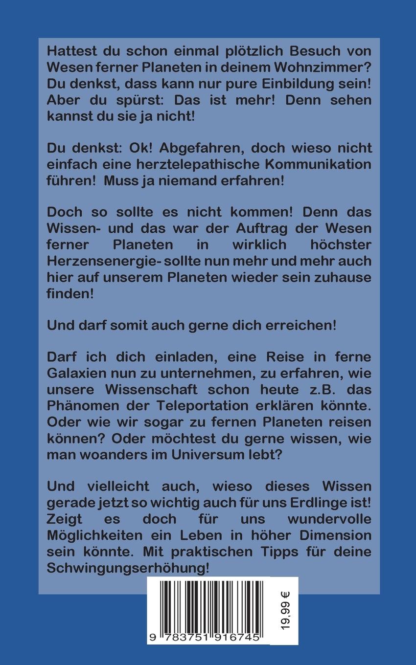 Rückseite: 9783751916745 | Die Antwort der Sterne | Spiritualität trifft Wissenschaft | Weber