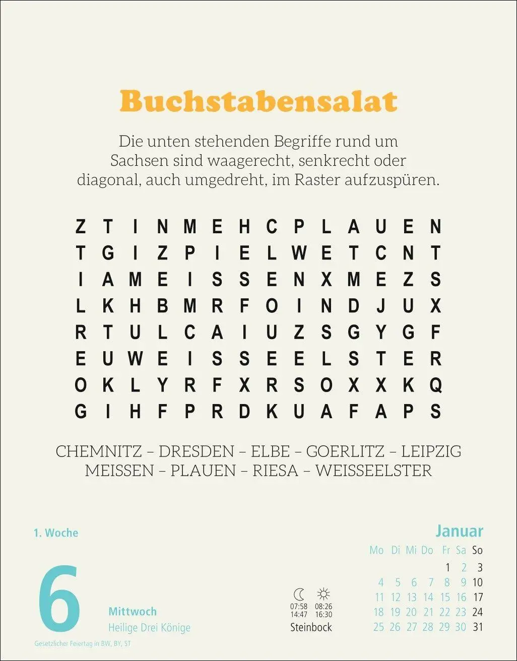 Bild: 9783756416745 | Stefan Heine Rentnerrätsel Tagesabreißkalender 2027 | Stefan Heine