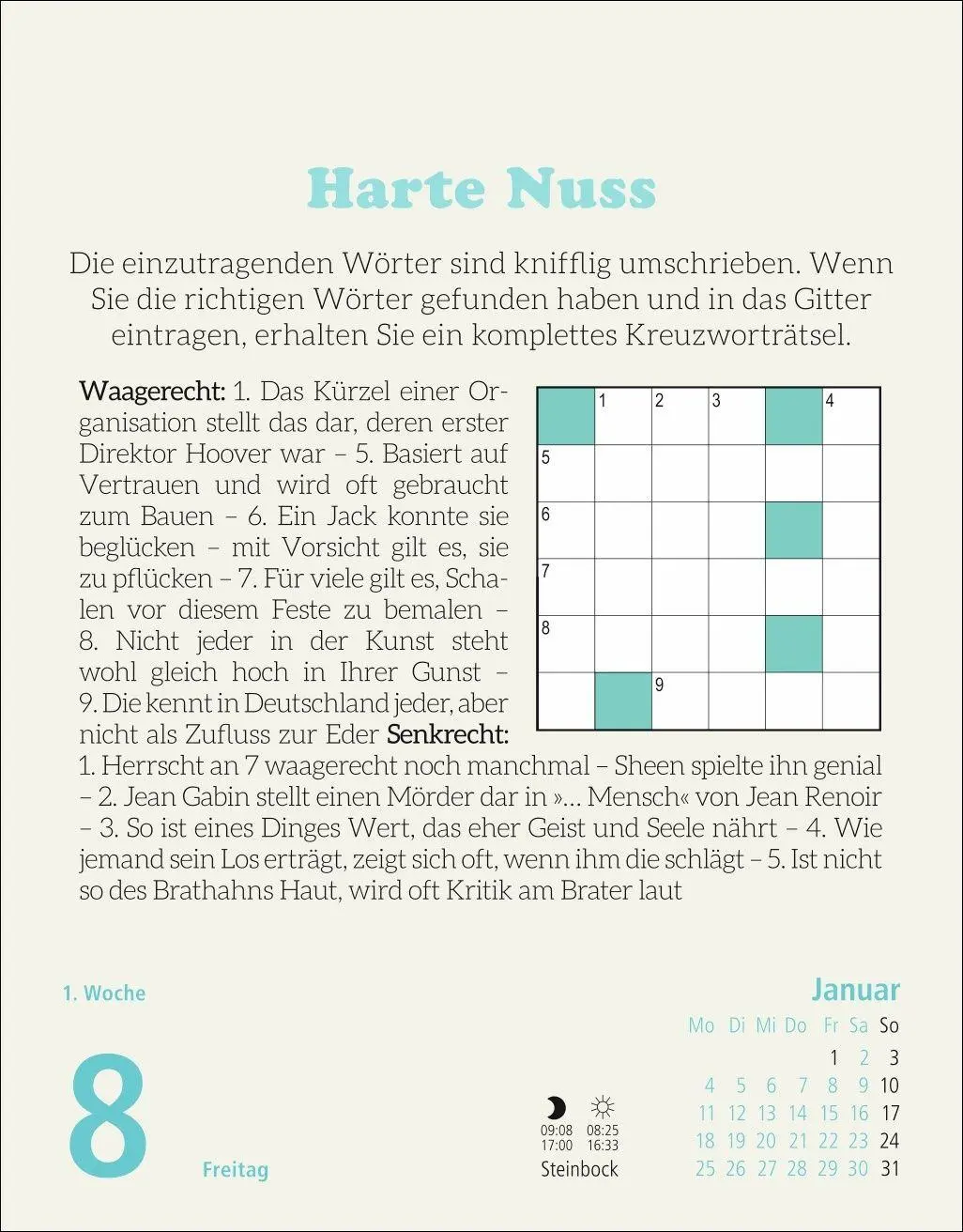 Bild: 9783756416745 | Stefan Heine Rentnerrätsel Tagesabreißkalender 2027 | Stefan Heine