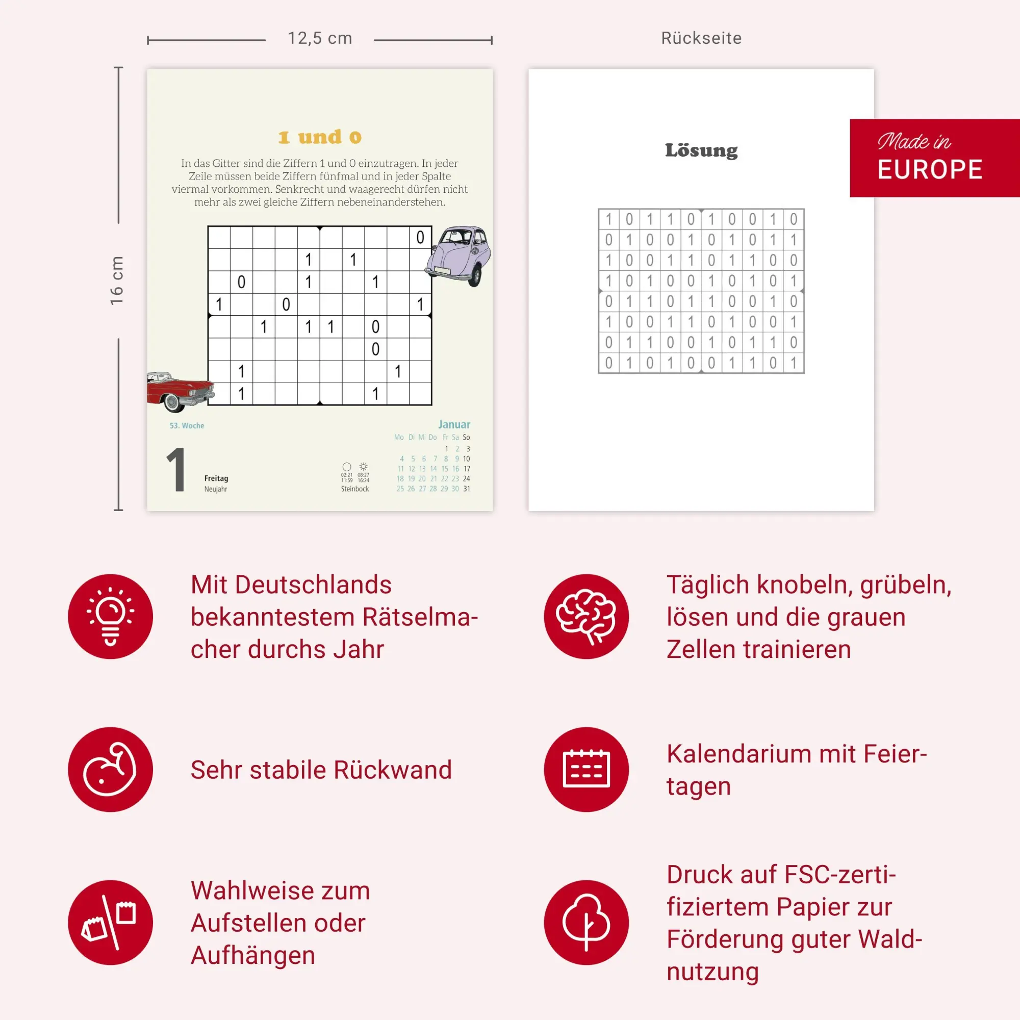 Bild: 9783756416745 | Stefan Heine Rentnerrätsel Tagesabreißkalender 2027 | Stefan Heine