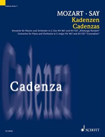 Cover: 9790001156745 | Cadenza 8 | Wolfgang Amadeus Mozart_Fazil Say | Buch | 2009