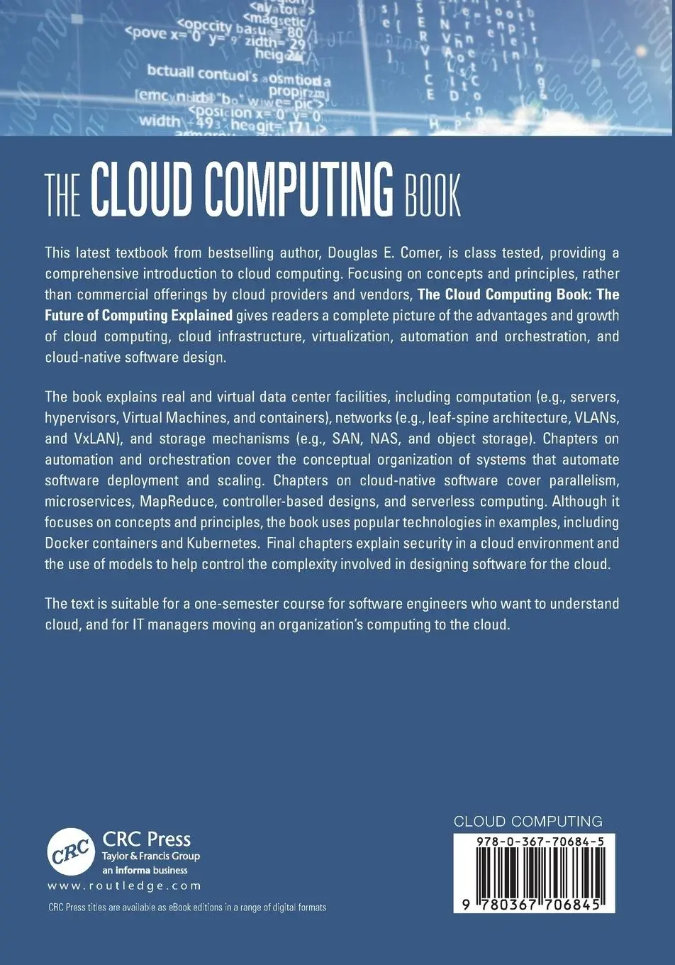 Rückseite: 9780367706845 | The Cloud Computing Book | The Future of Computing Explained | Comer