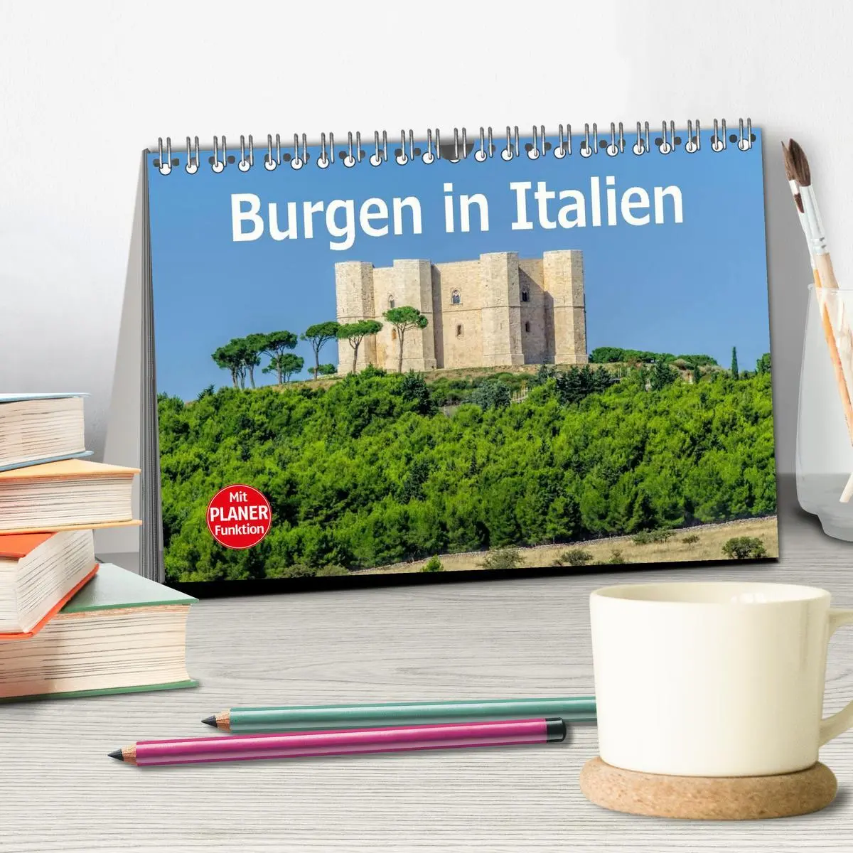 Bild: 9783457976845 | Burgen in Italien (Tischkalender 2026 DIN A5 quer), CALVENDO...