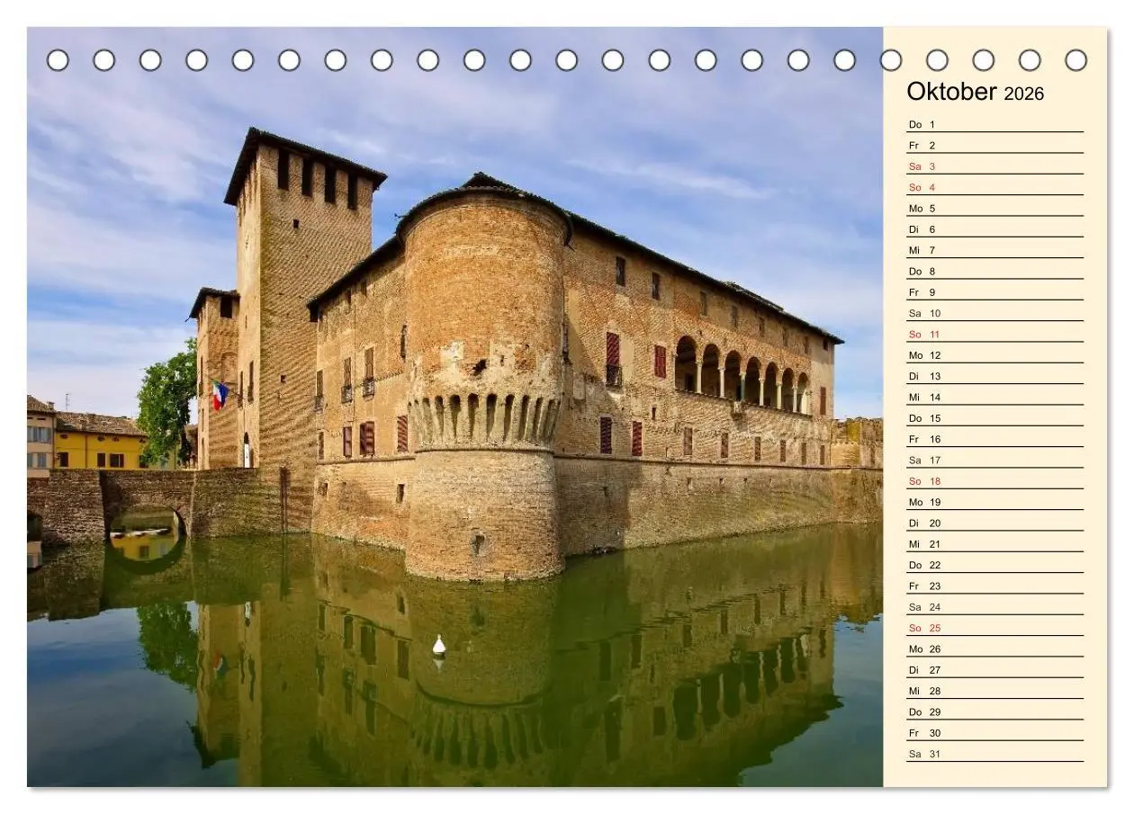 Bild: 9783457976845 | Burgen in Italien (Tischkalender 2026 DIN A5 quer), CALVENDO...