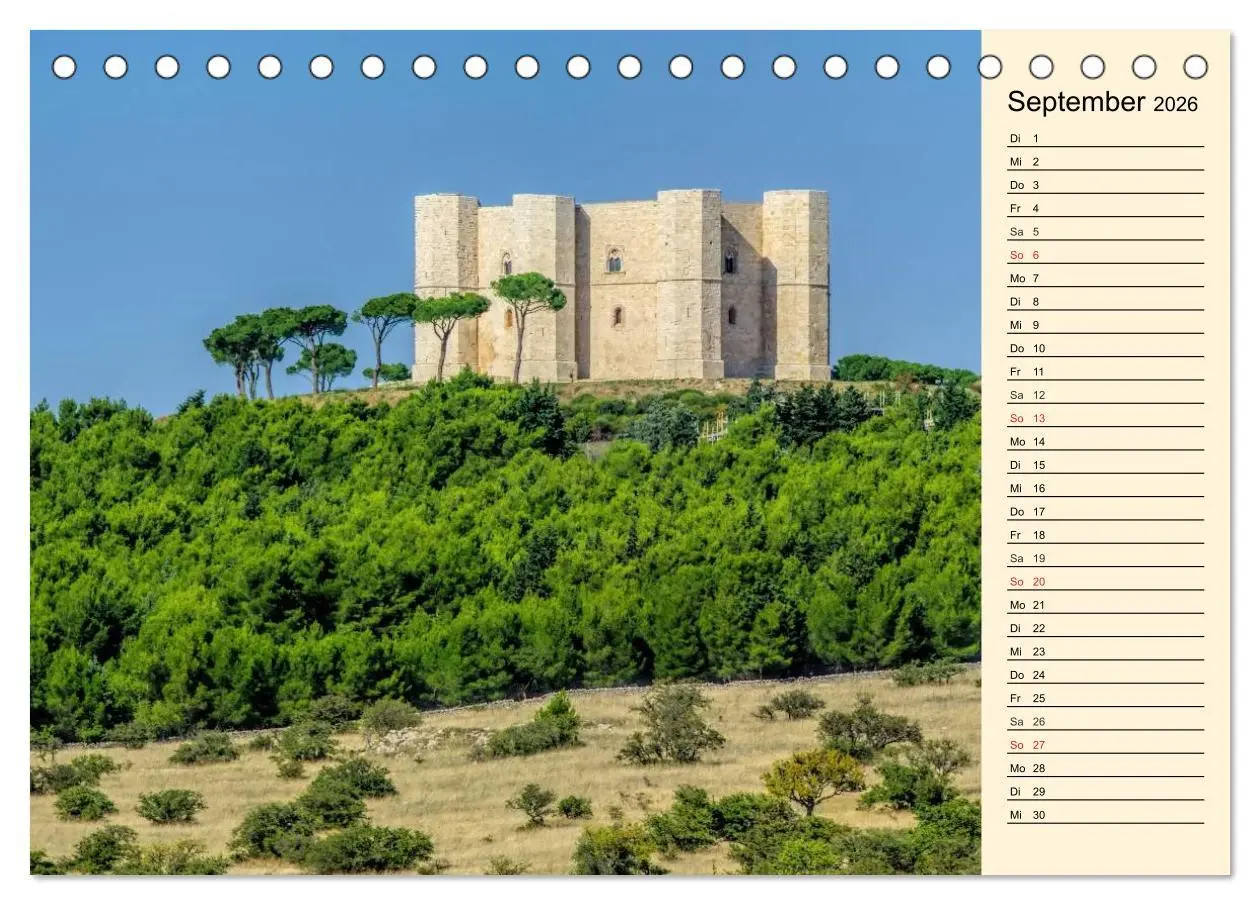 Bild: 9783457976845 | Burgen in Italien (Tischkalender 2026 DIN A5 quer), CALVENDO...