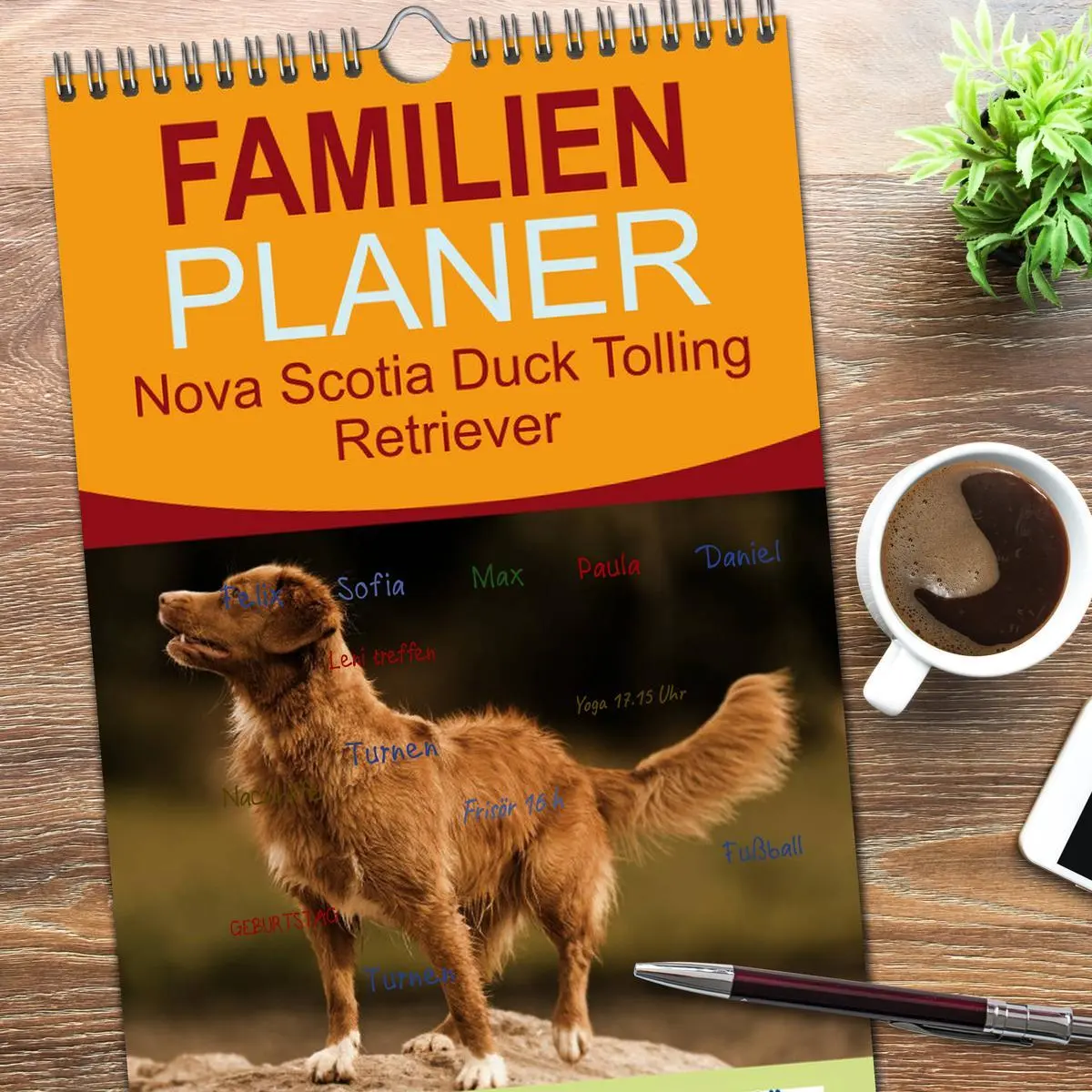 Bild: 9783516516845 | Familienplaner 2026 - Nova Scotia Duck Tolling Retriever mit 5...
